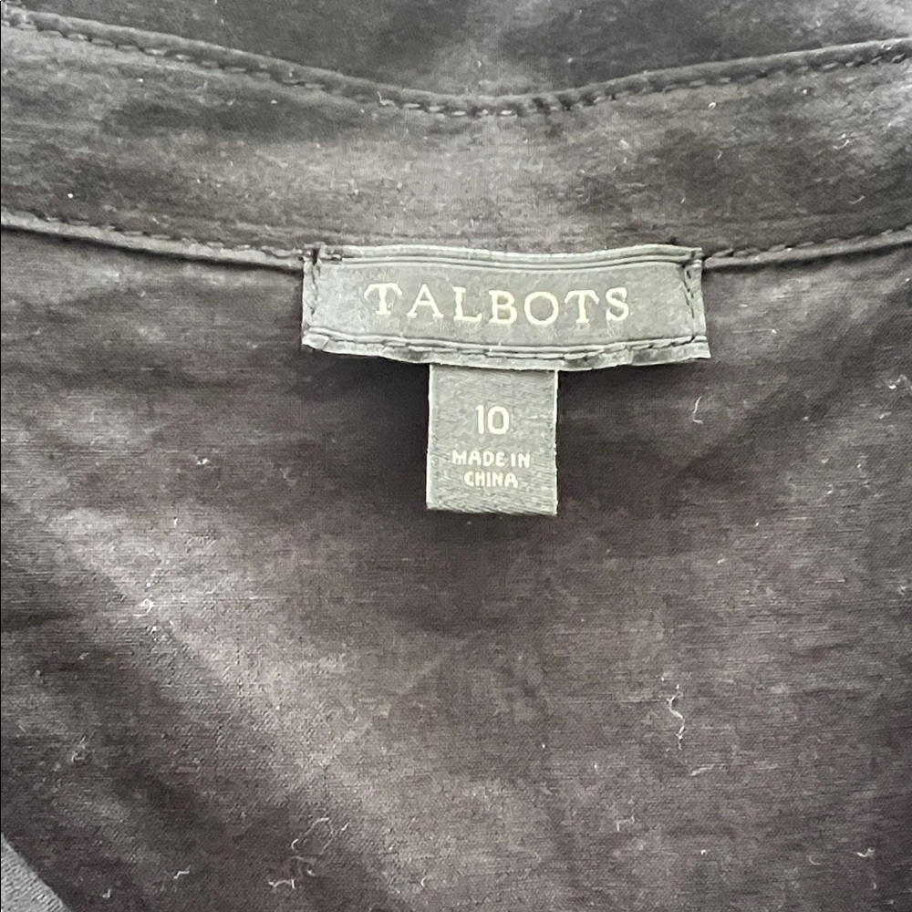 NWOT Talbots Eyelet Shirt Dress - Picture 7 of 9